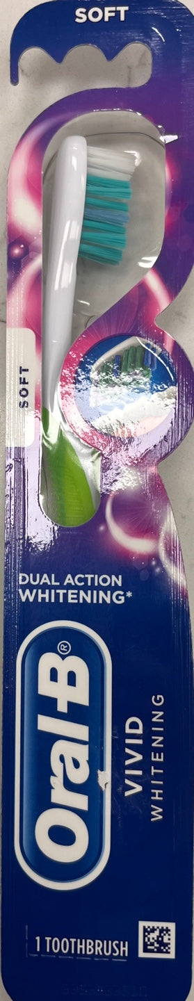 Vivid Whitening Manual Toothbrush, Soft