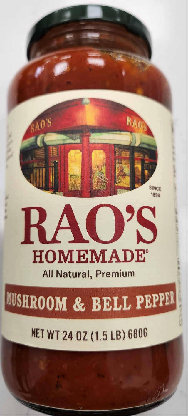 Rao's Homemade Mushroom & Bell Pepper Sauce, 24 oz