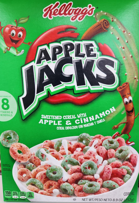 Kellogg's Apple Jacks Cereal, 8.9 oz