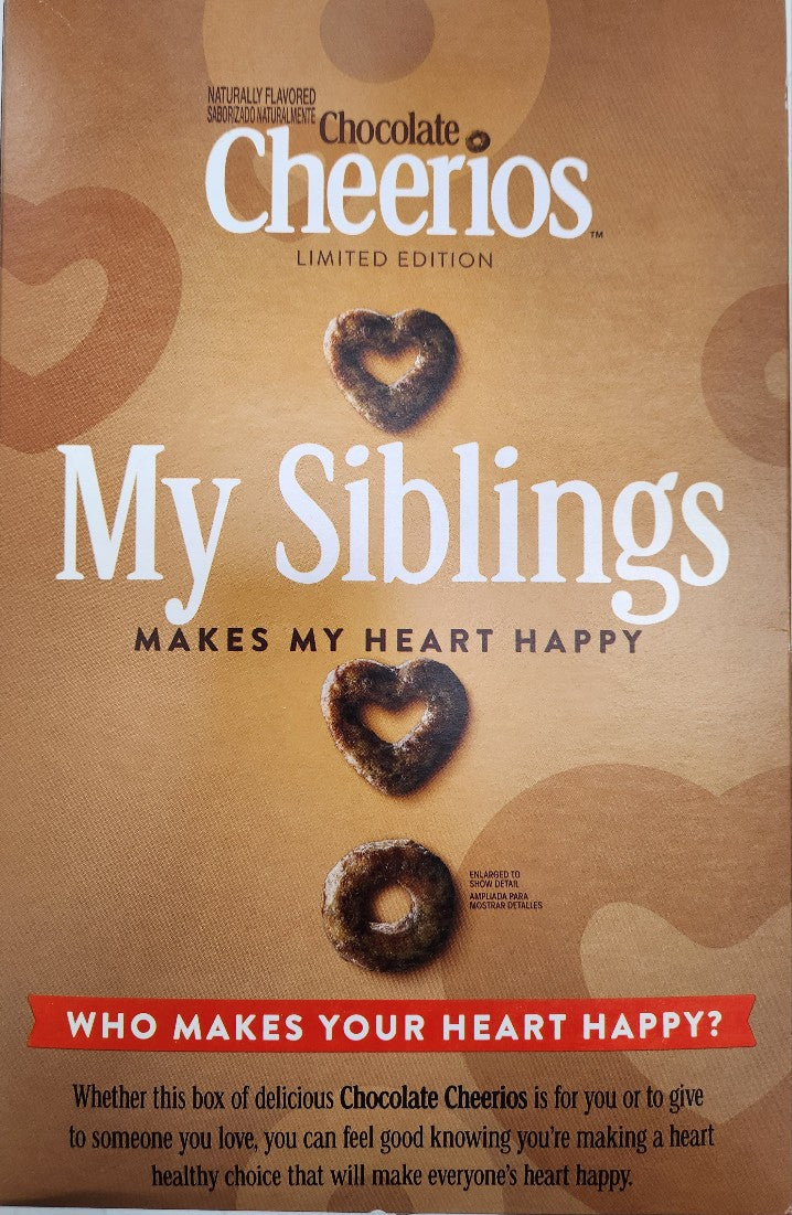 Chocolate Cheerios, My Siblings Limited Edition