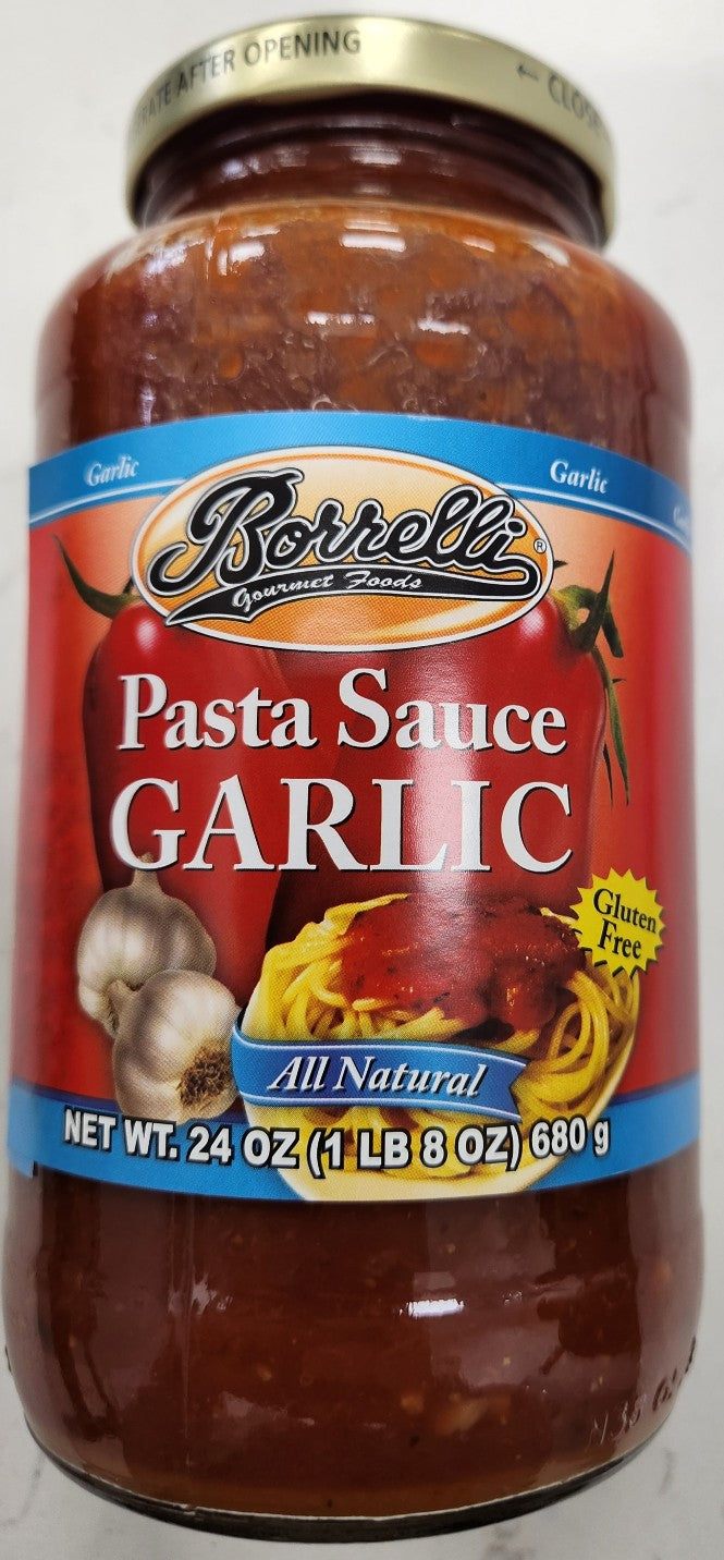 Borrelli Garlic Pasta Sauce, 24 oz