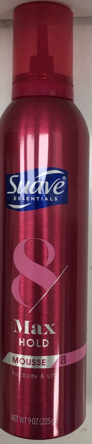 Suave Max Hold Mousse, 9 oz