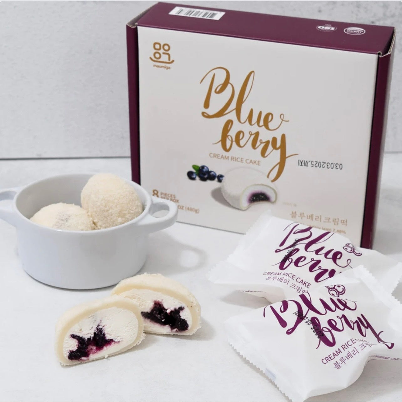 Maeumiga Blueberry Cream Rice Cake