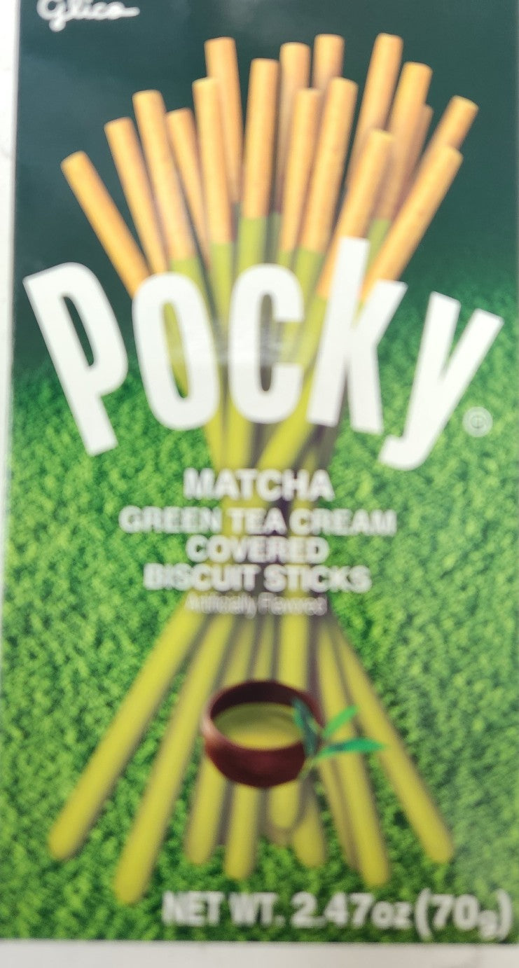 Pocky Matcha Cookie Sticks