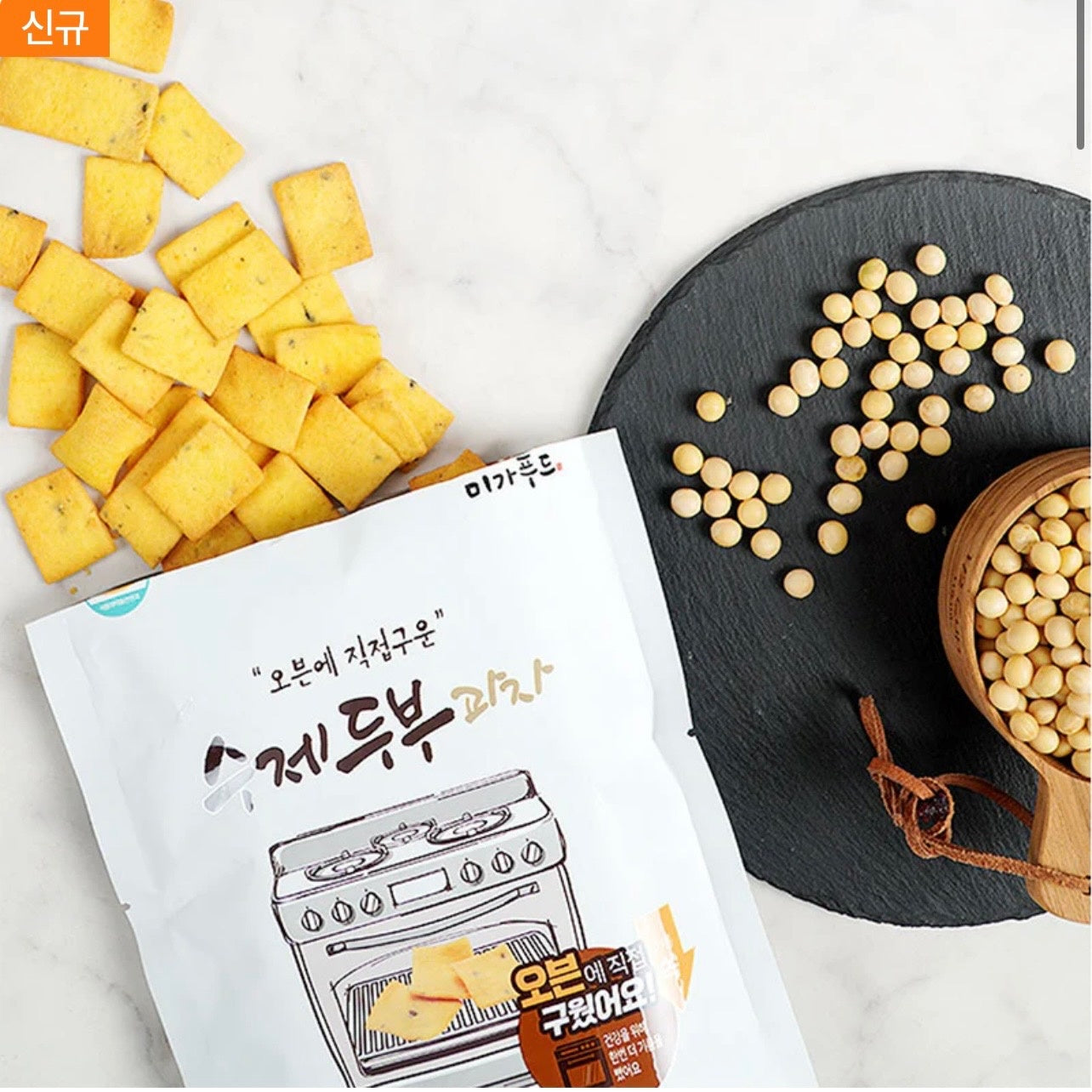 Miga Food Tofu Snack, 3.88oz (수제두부과자)