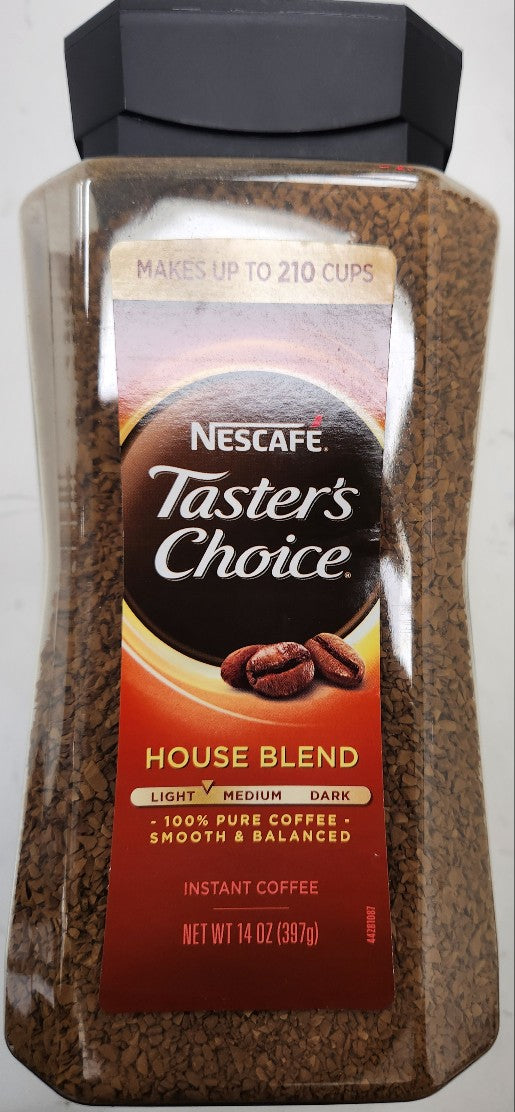 Nescafe Taster's Choice House Blend Instant Coffee, 14 oz