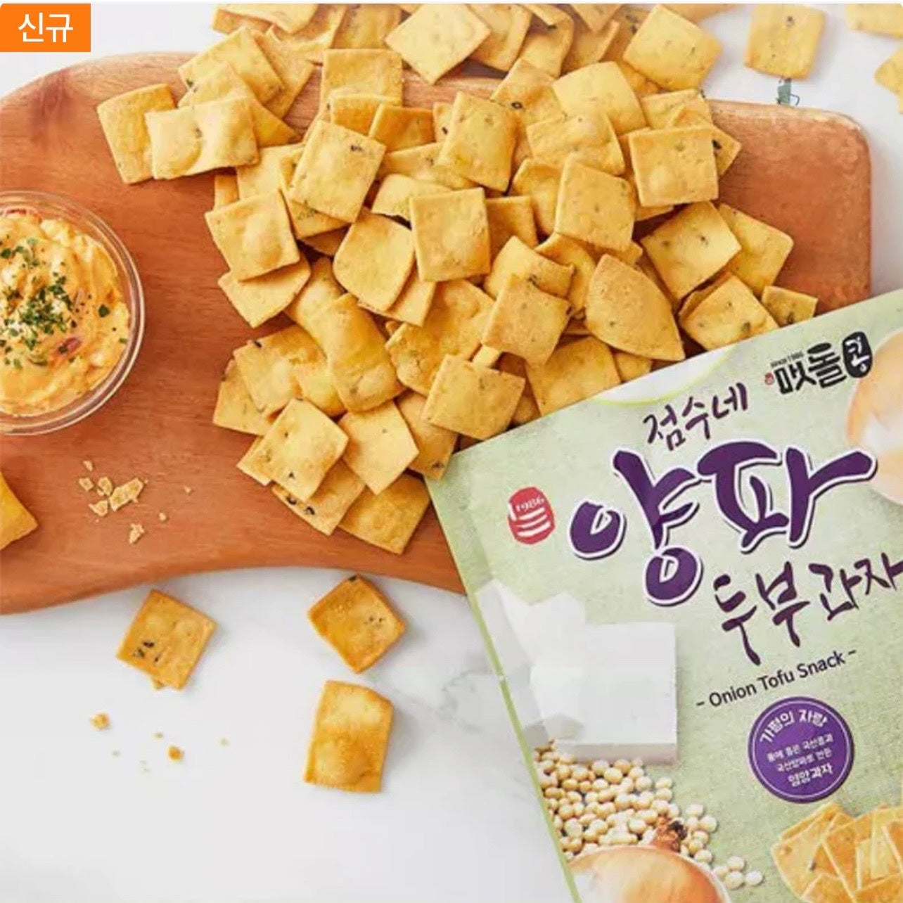 Miga Onion Tofu Snack, 3.88 oz (양파두부과자)