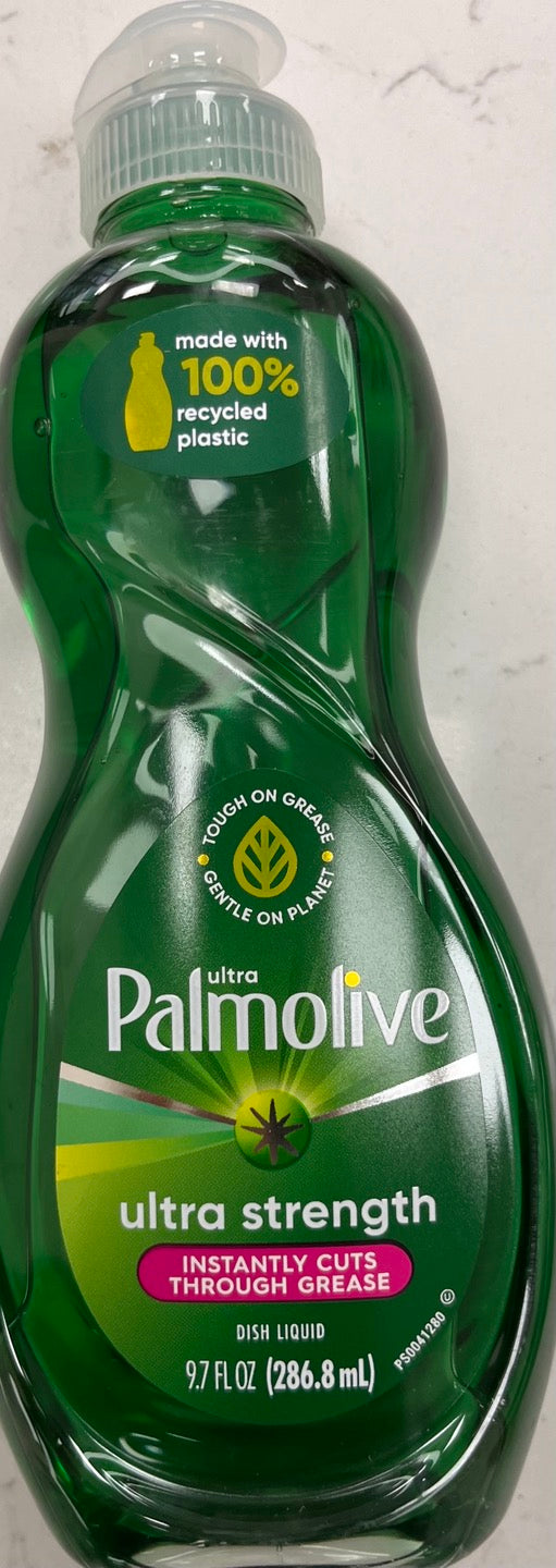 Palmolive Ultra Strength Liquid Dish Soap, Original Green, 9.7 Fluid Ounce